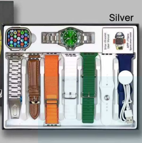 D14 GS Smart Watch With 2 Watches and 7 Straps - 3WaysStore